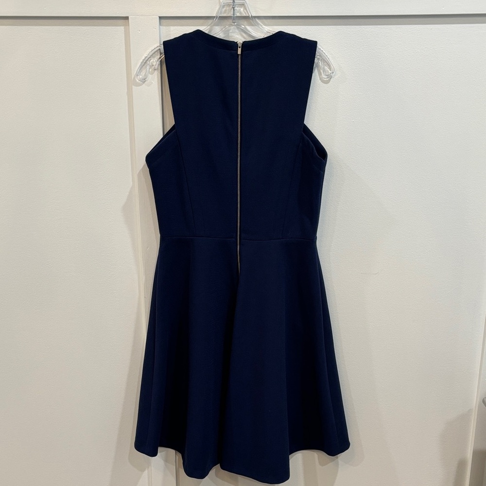 Banana Republic Elegant Navy Blue Sleeveless Dress - Picture 4 of 5